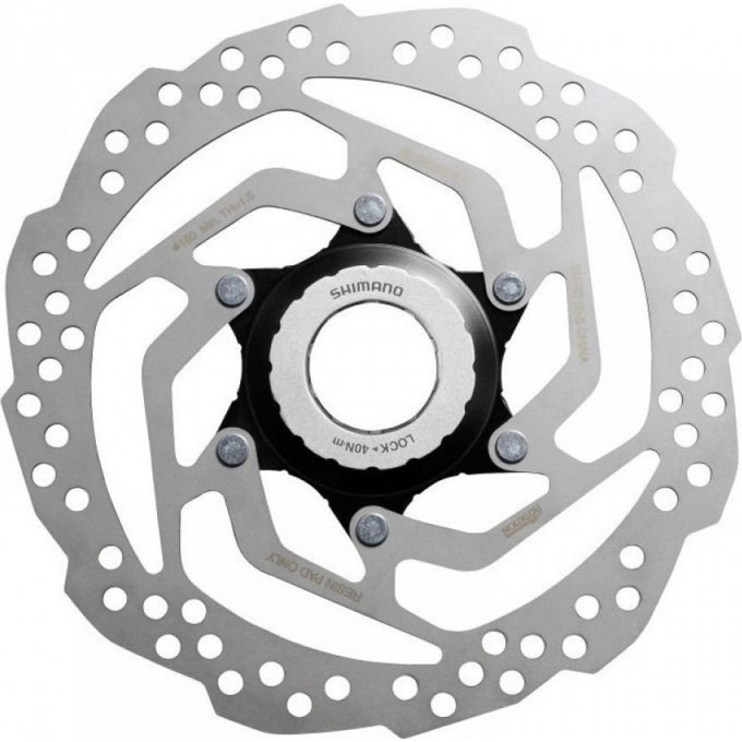 Тормозной диск SHIMANO RT10, 180мм, C.LOCK, С LOCK RING, ТОЛЬКО ДЛЯ ПЛАСТ КОЛОД ESMRT10M Тормозной диск SHIMANO RT10, 180мм, C.LOCK, С LOCK RING, ТОЛЬКО ДЛЯ ПЛАСТ КОЛОД ESMRT10M